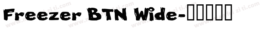 Freezer BTN Wide字体转换